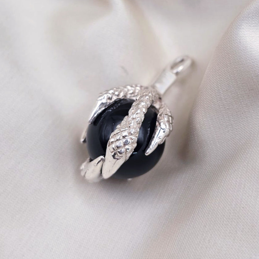 Eagle Claw Pendant with Black Onyx image 4