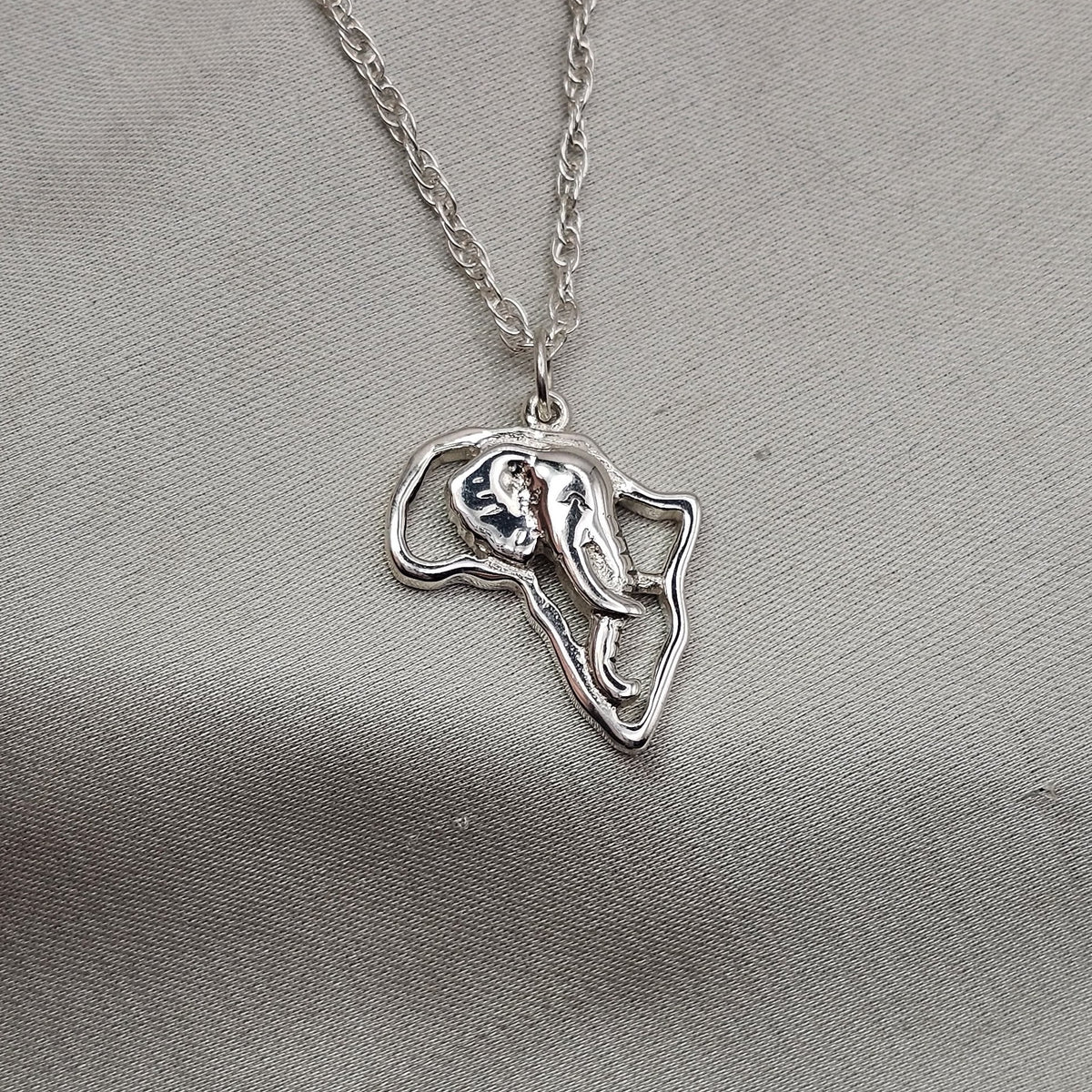 Africa Elephant Pendant