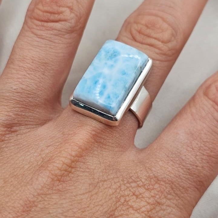 Larimar Statement Ring