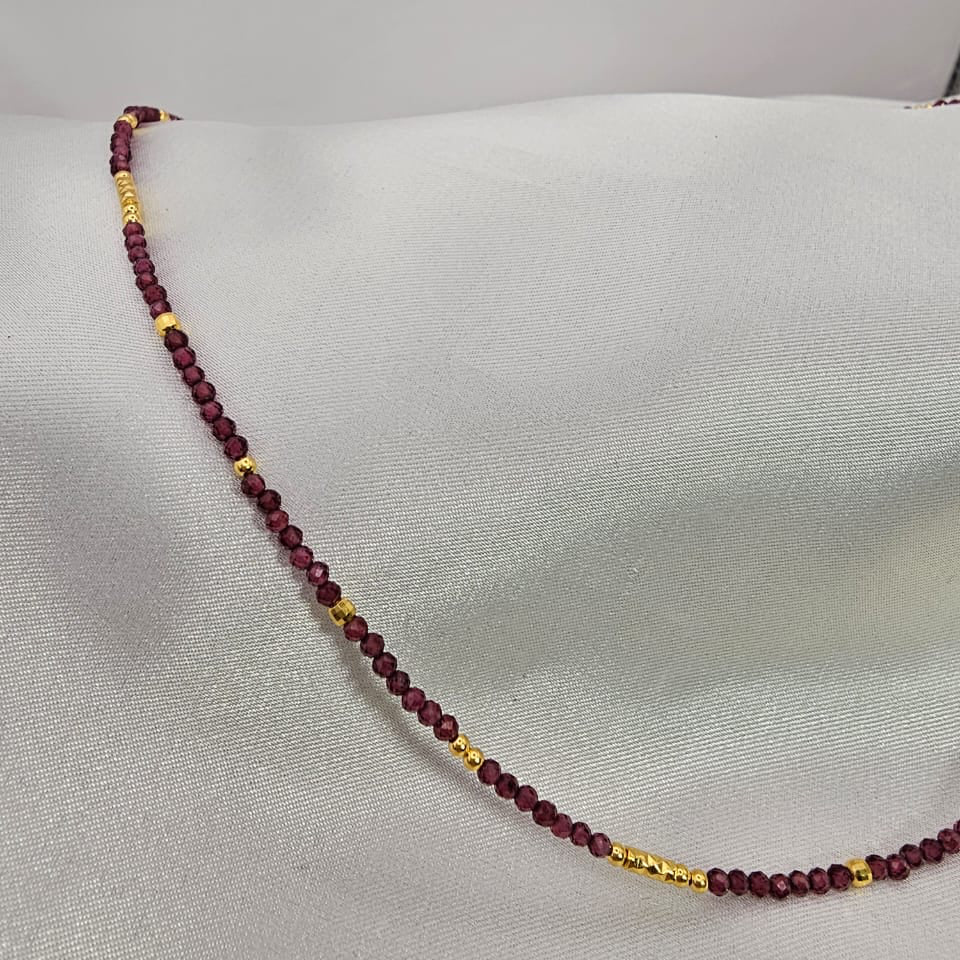 Faceted Gem Bead Necklace image 9