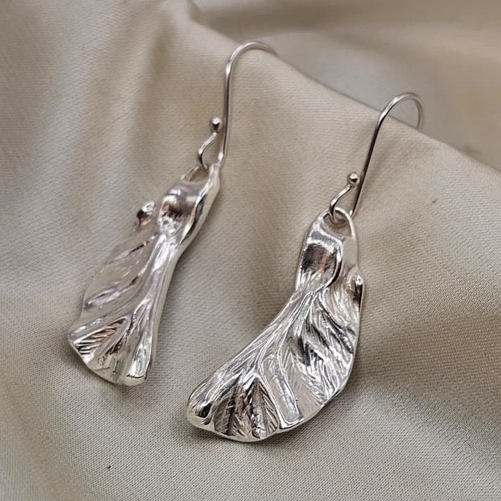 Popping Seed Pod Drop Earrings