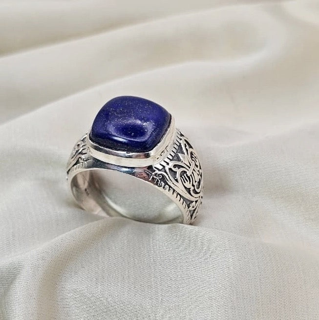 Lapis Lazuli Statement Ring