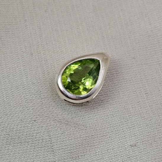 Peridot Teardrop Pendant