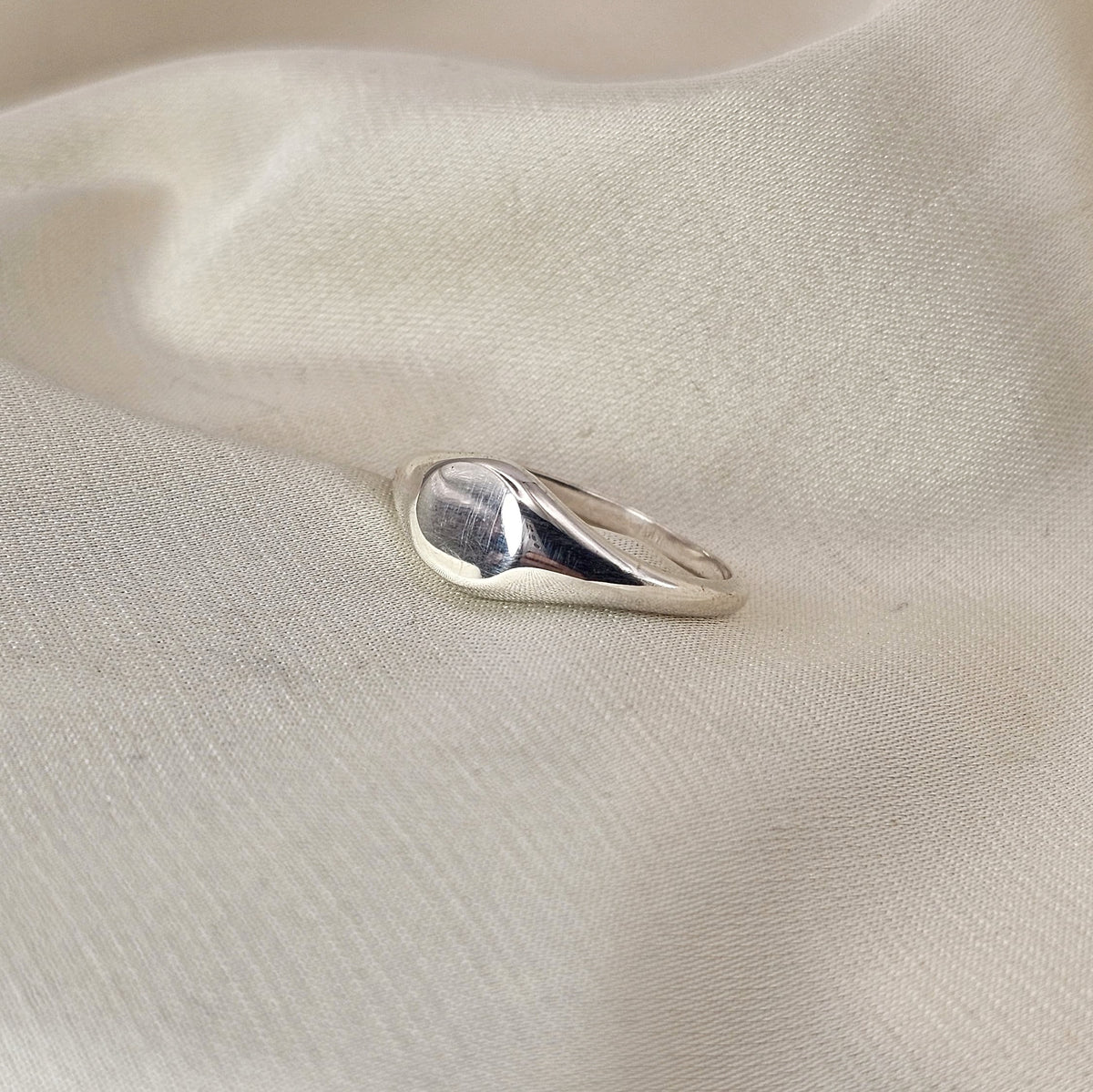 Small Domed Signet Ring