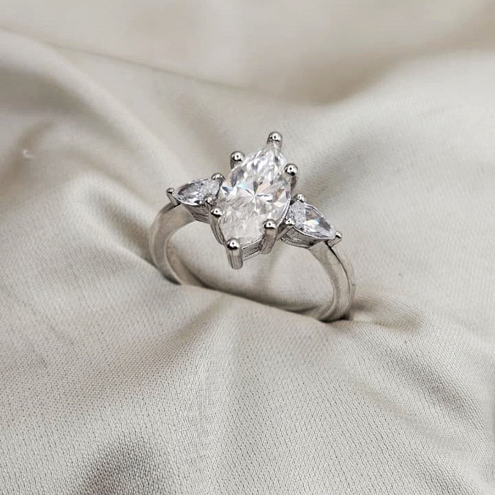 Marquise Moissanite Ring