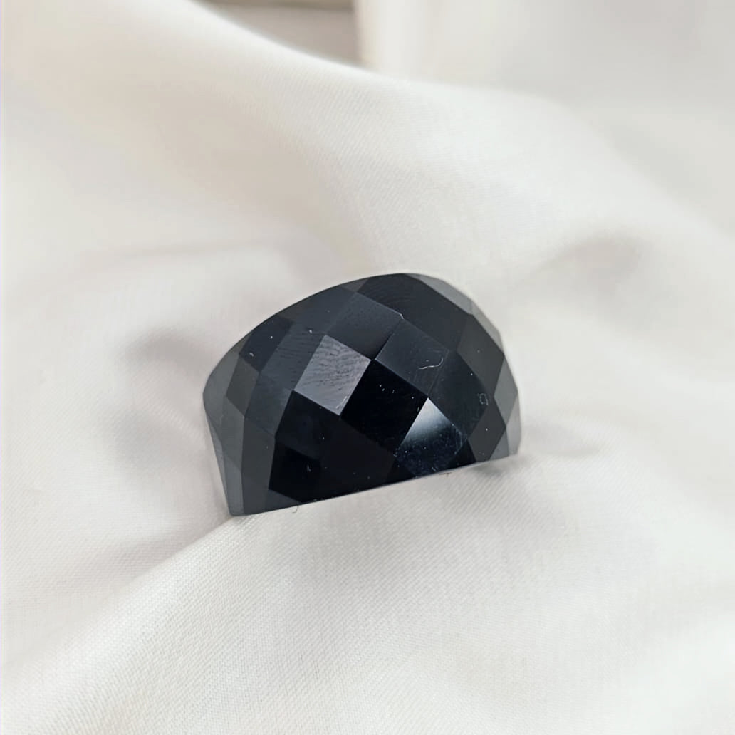 Black Onyx Dome Ring image 2