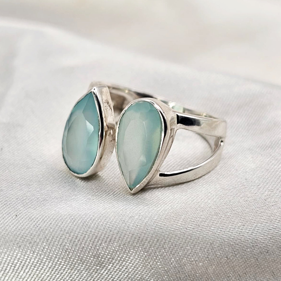 Blue Onyx Wrap Around Ring image 5