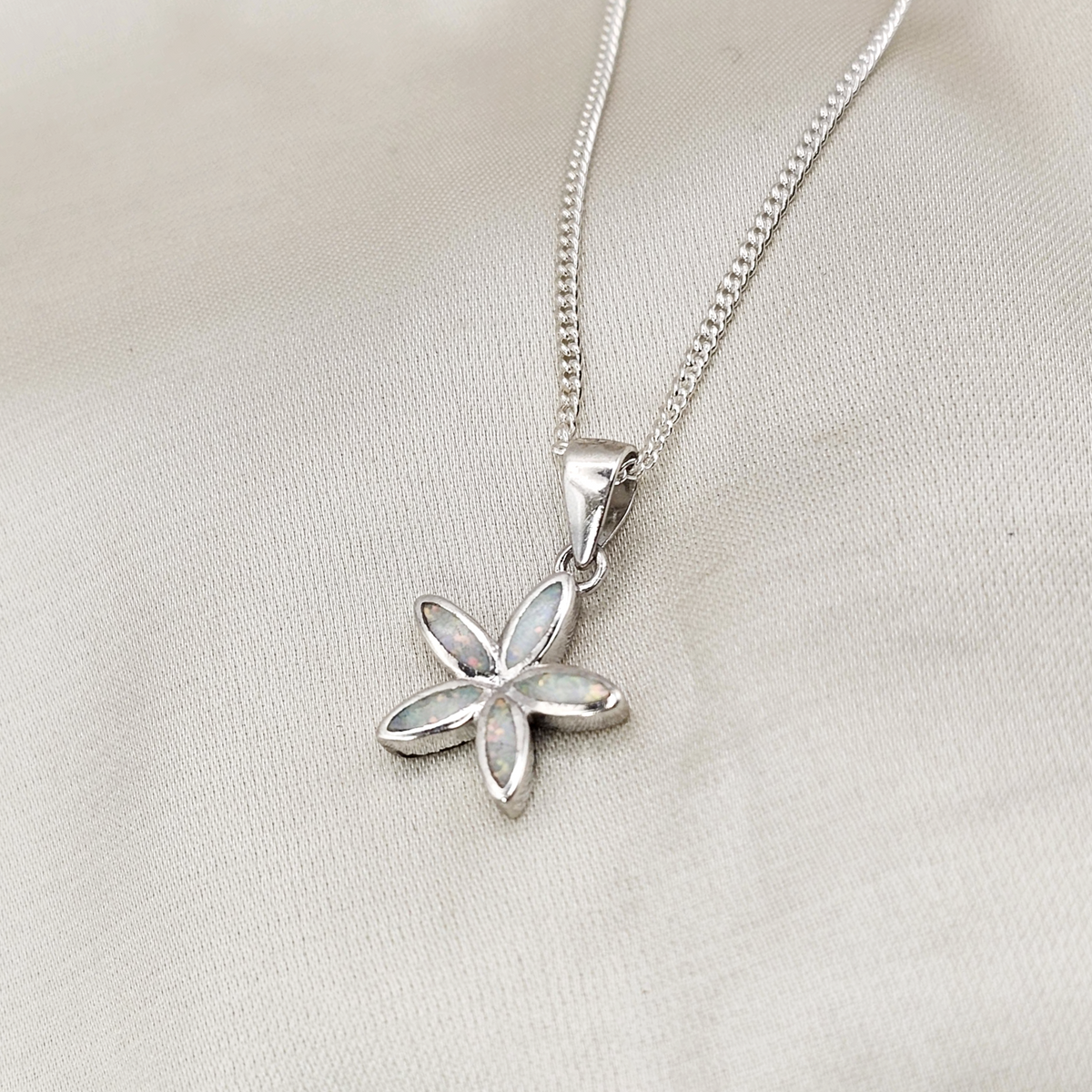 Opaline Flower Pendant image 2
