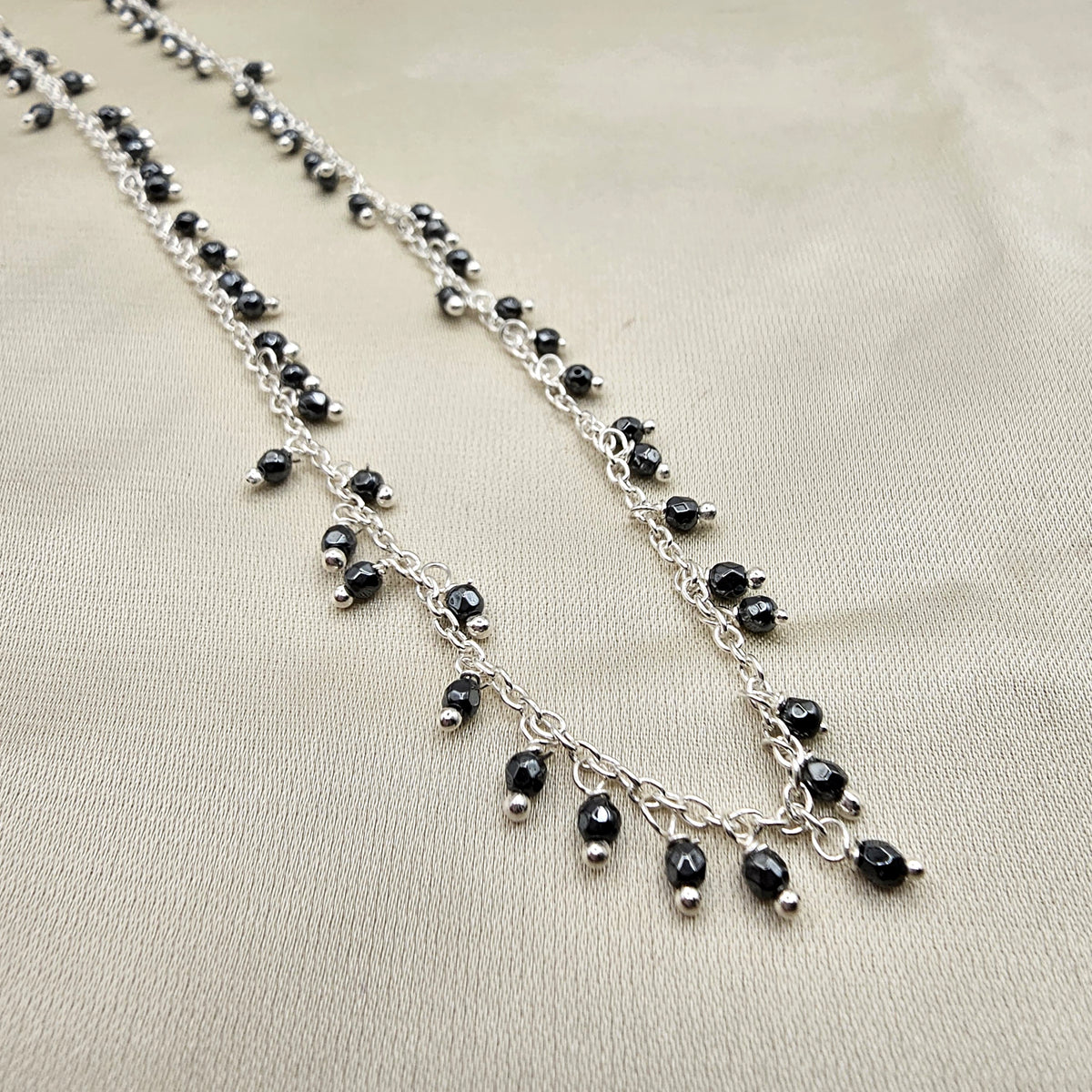 Hematite Beaded Necklace image 3