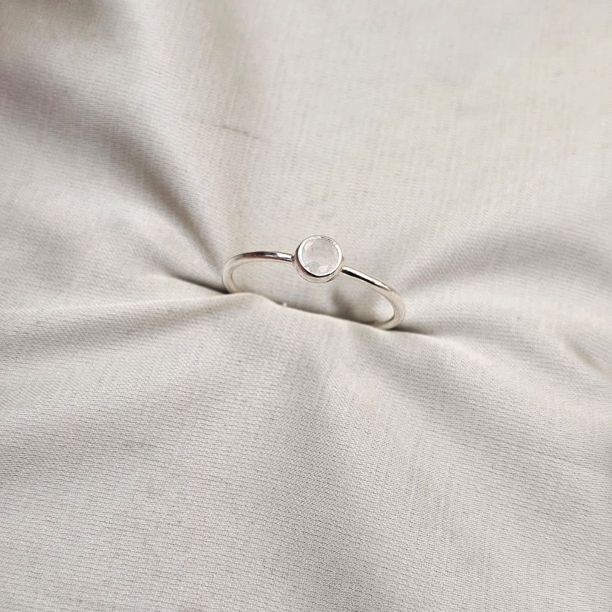 Moonstone Stacking Ring