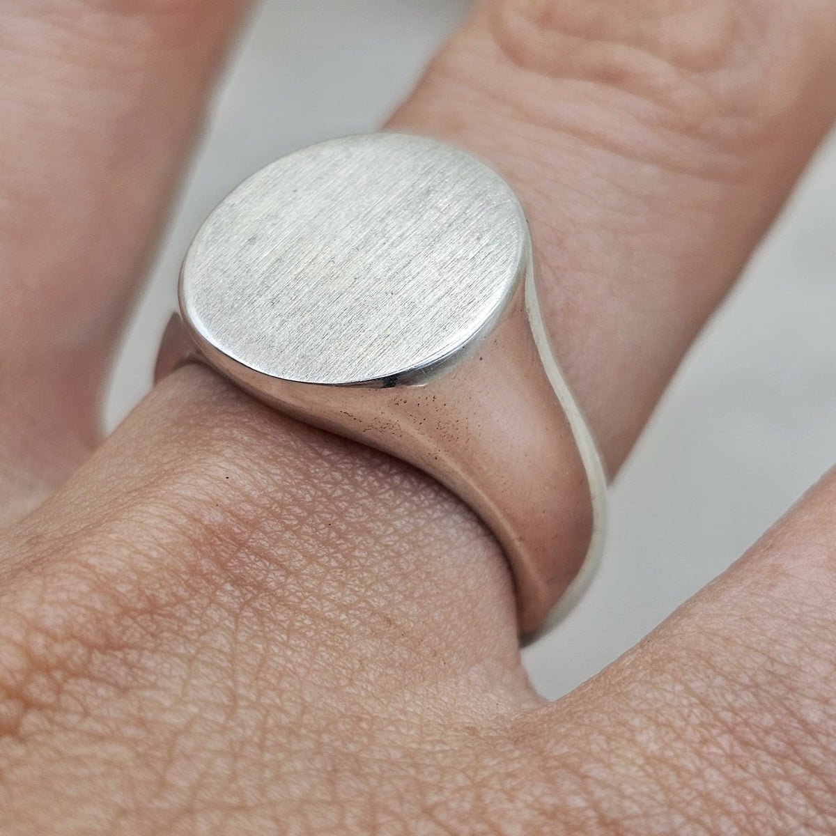 Round Signet Ring