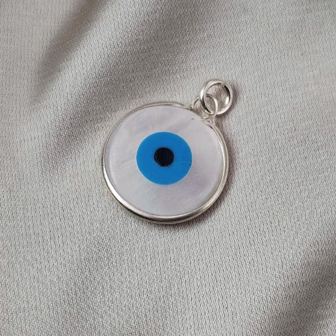Enamel Evil Eye Pendant