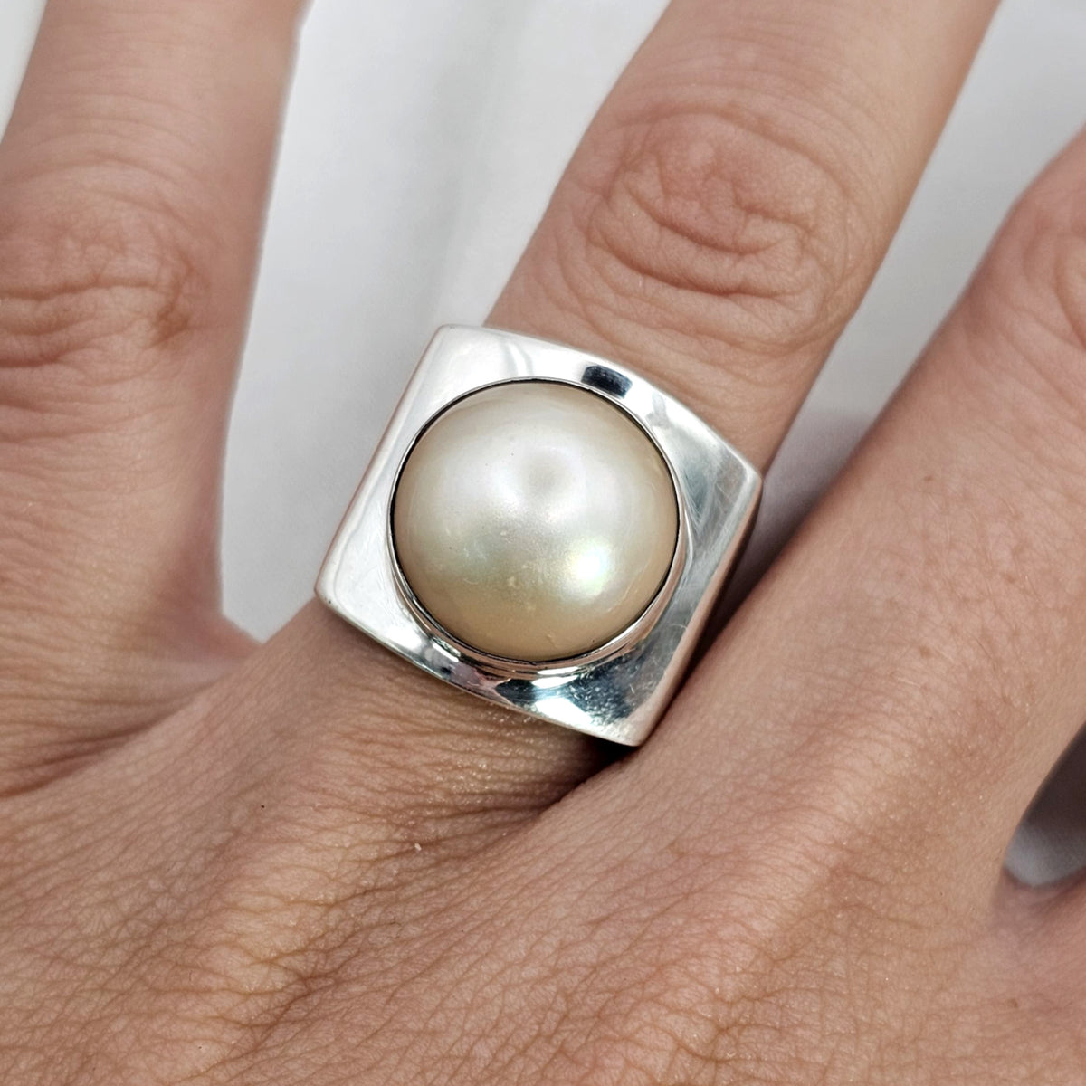 Pearl Statement Ring image 1