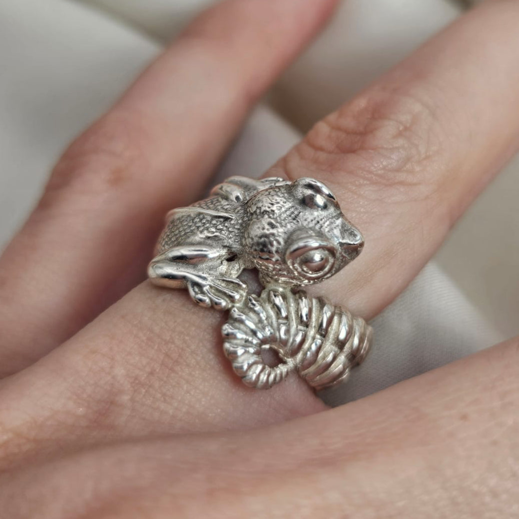 Leopard Gecko Wrap Ring image 1