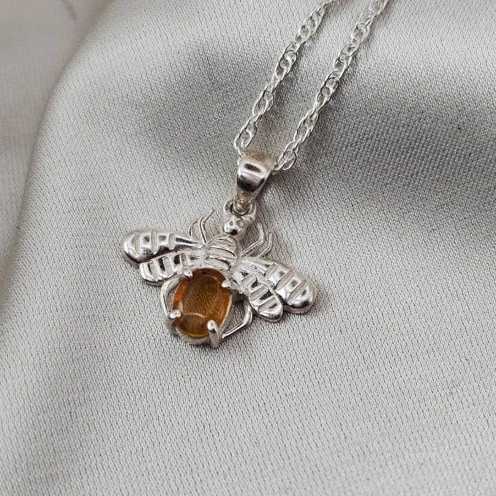 Amber Bee Pendant