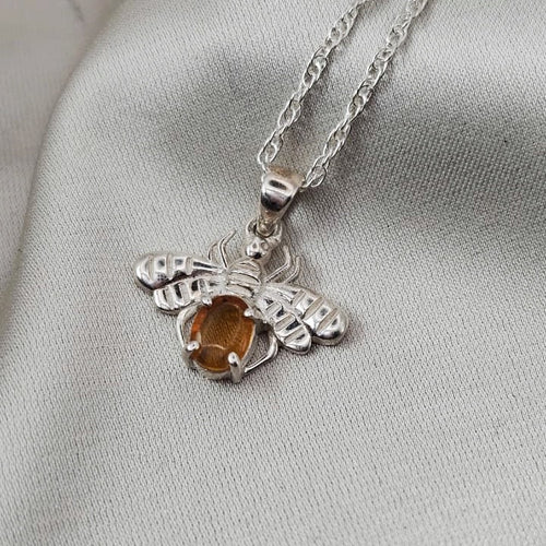 Amber Bee Pendant