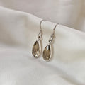 Lemon Quartz Teardrop Earrings