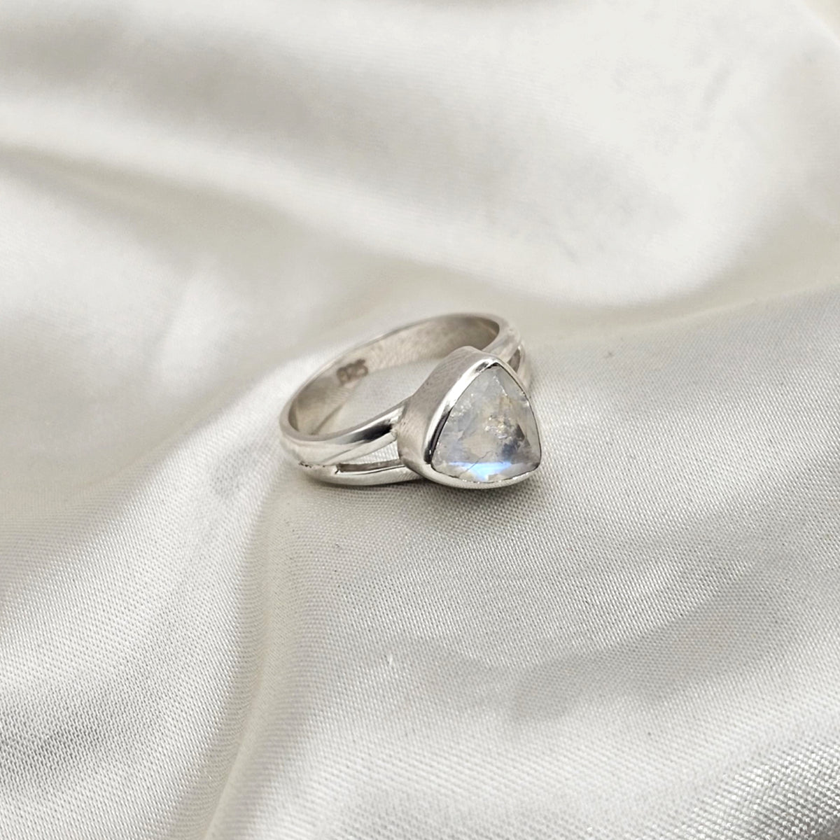 Trillion Moonstone Ring image 2