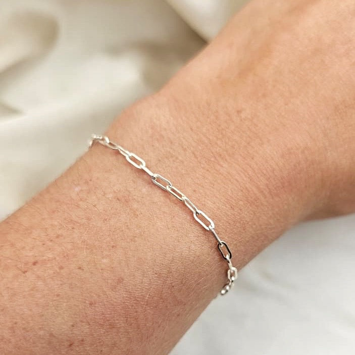 Paperclip Chain Bracelet