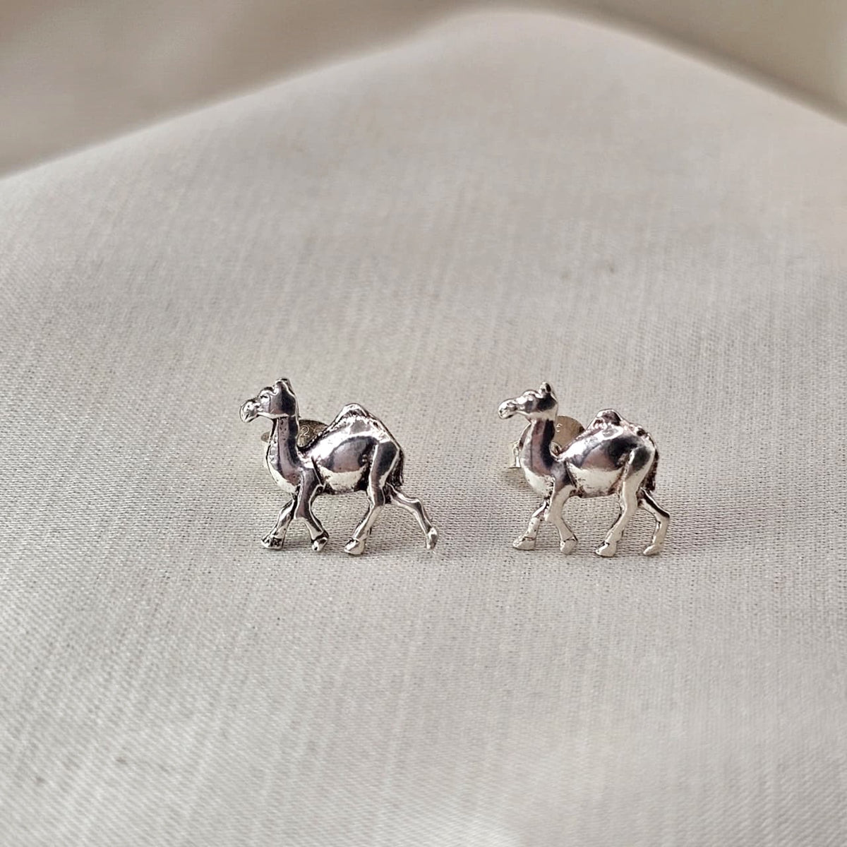Camel Stud Earrings