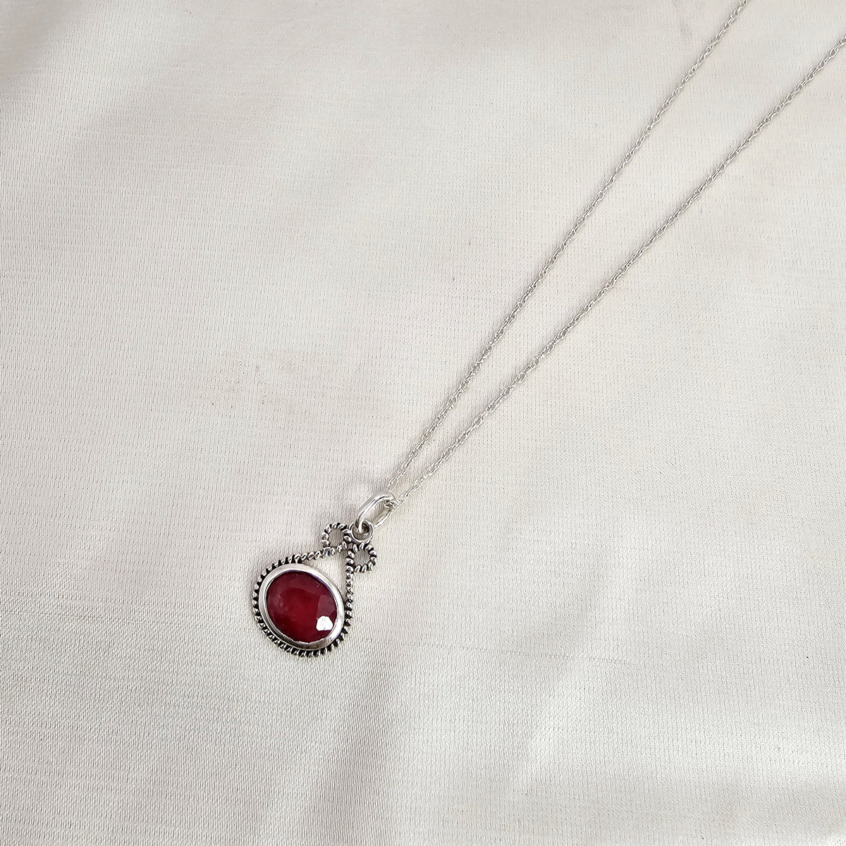 Ruby Paisley Pendant image 4
