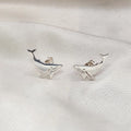 Whale Stud Earrings