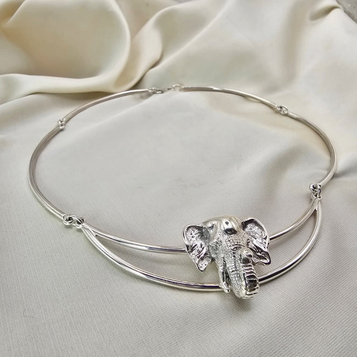 Elephant Choker Necklace
