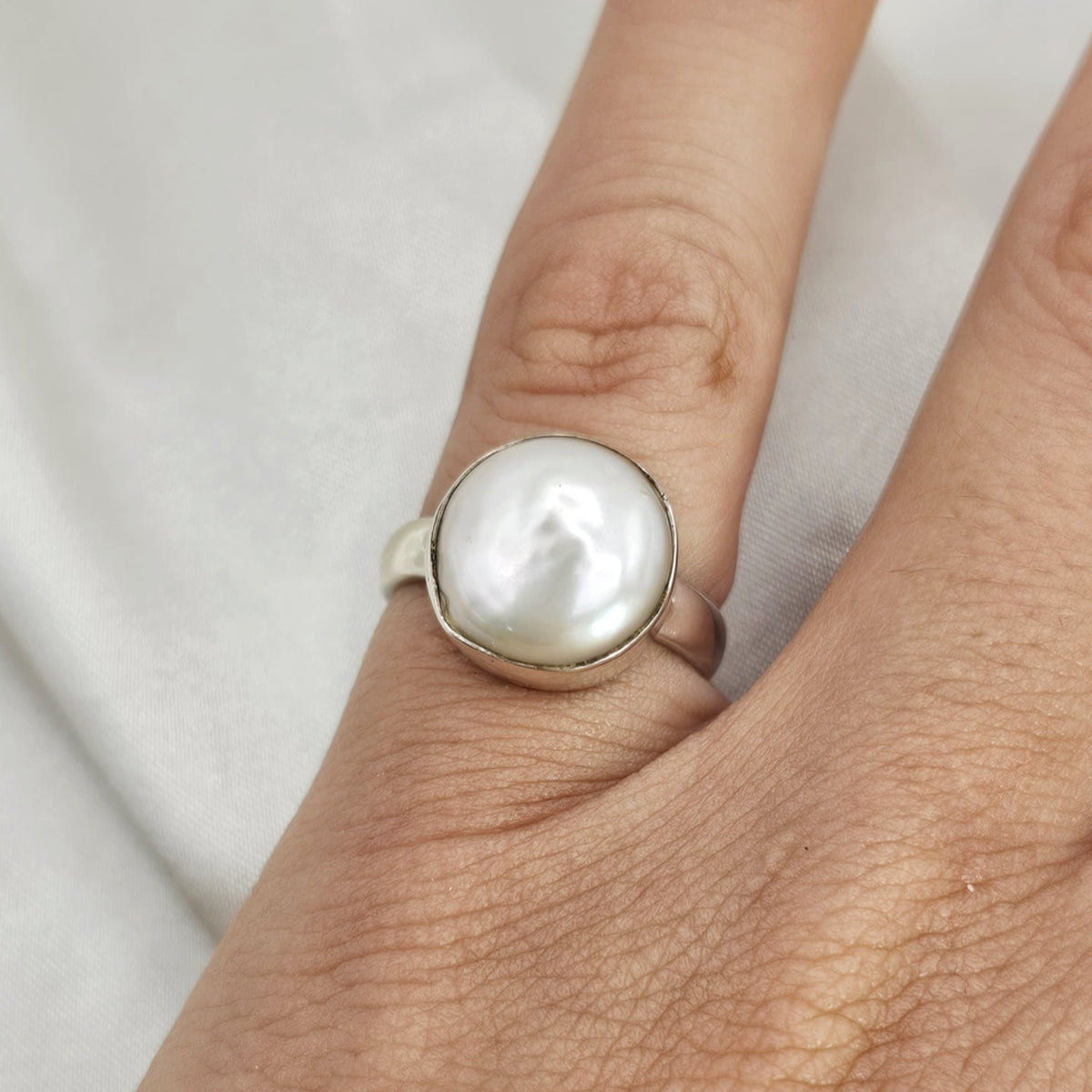 Coin Pearl Ring image 1