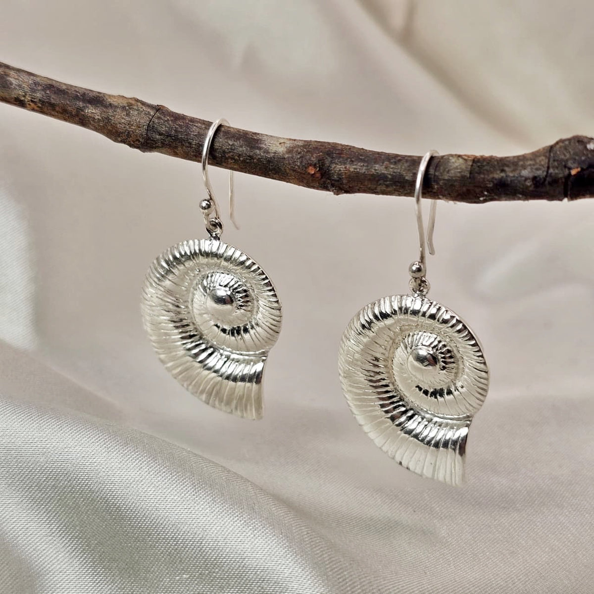 Nautilus Shell Earrings