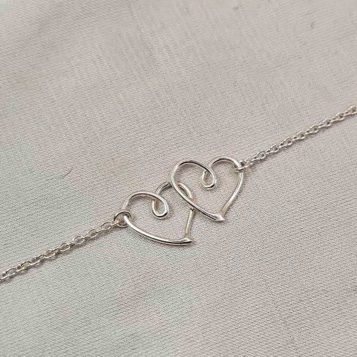 Double Heart Bracelet