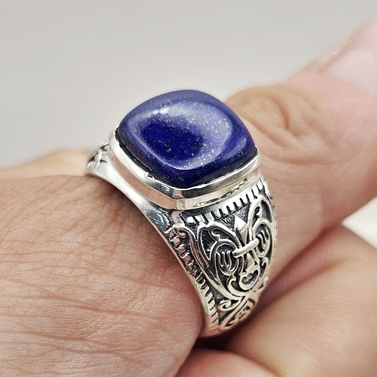 Lapis Lazuli Statement Ring