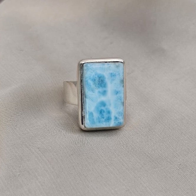 Larimar Statement Ring