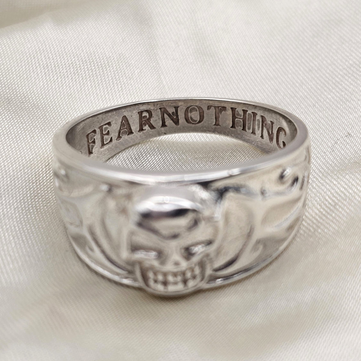 Fear Nothing Skull Ring image 1