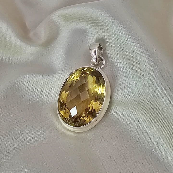 Lemon Quartz Pendant