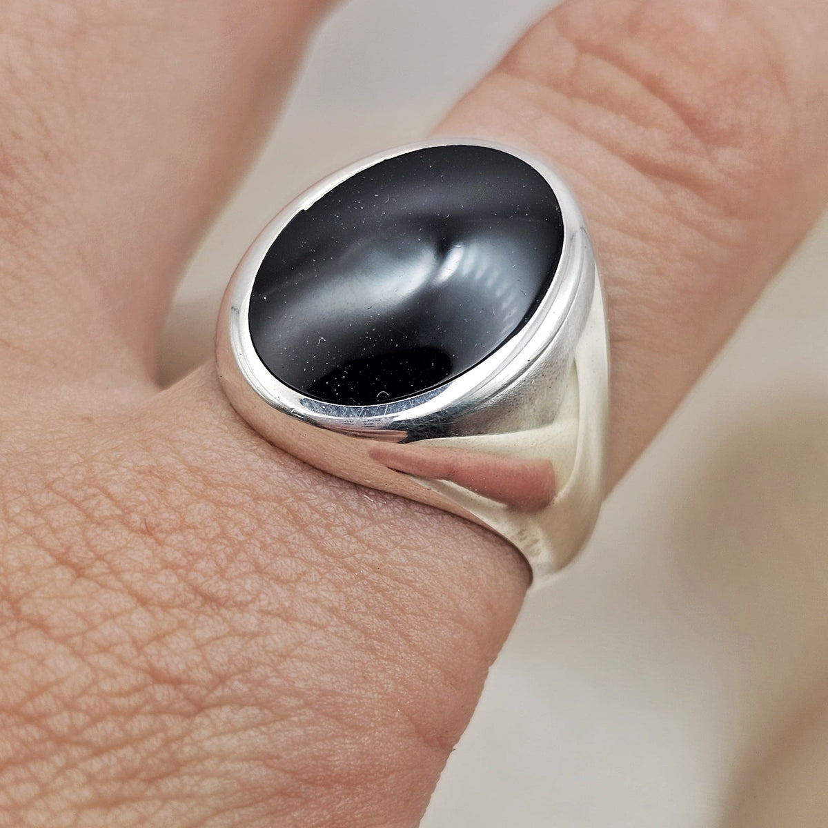 Black Onyx Statement Ring