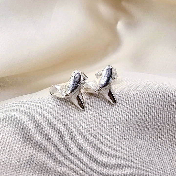 Shark Tooth Stud Earrings image 0
