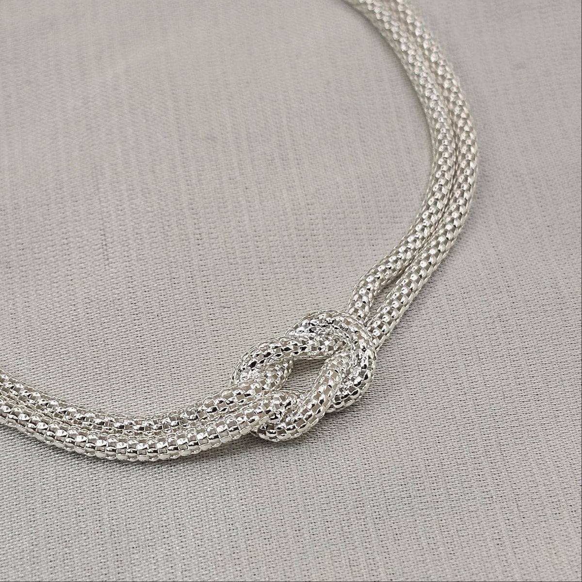 Multi-Strand Popcorn Chain Bracelet