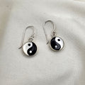Yin Yang Drop Earrings image 0
