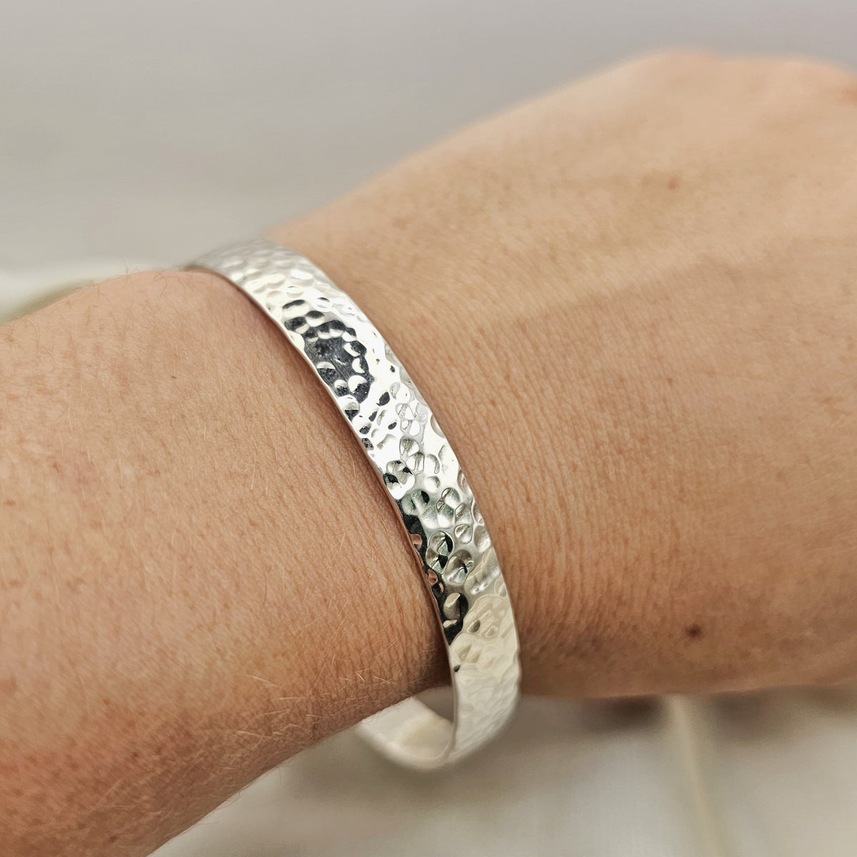 Hammered Bangle