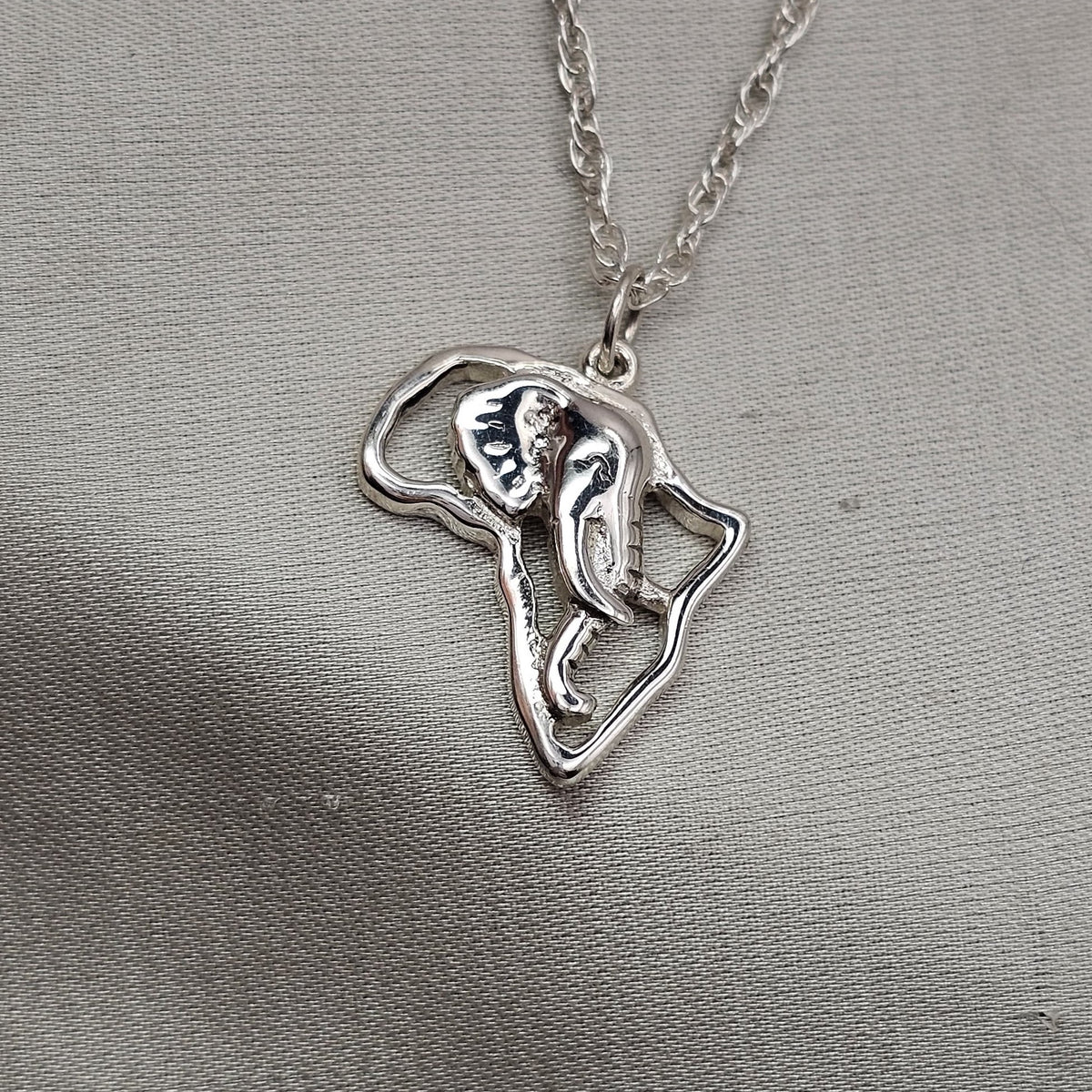 Africa Elephant Pendant