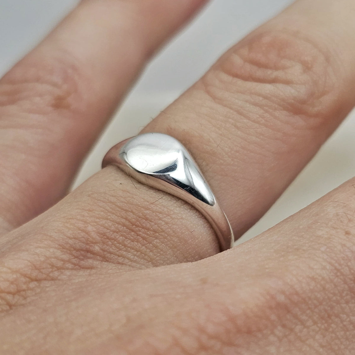 Small Domed Signet Ring