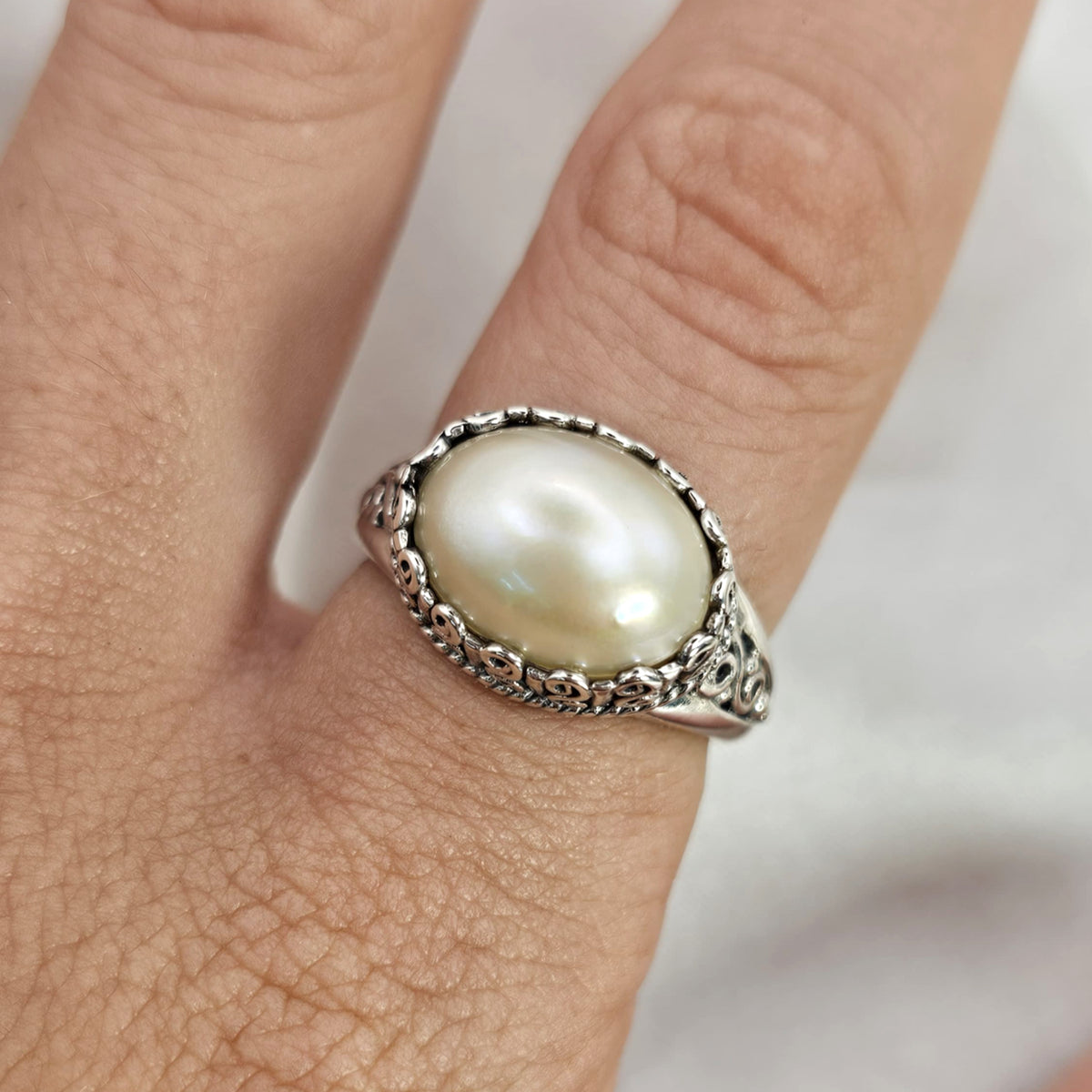 Vintage Pearl Ring image 1