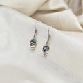 Abalone Inlay Shell Drop Earrings