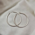 Round Hoop Earrings