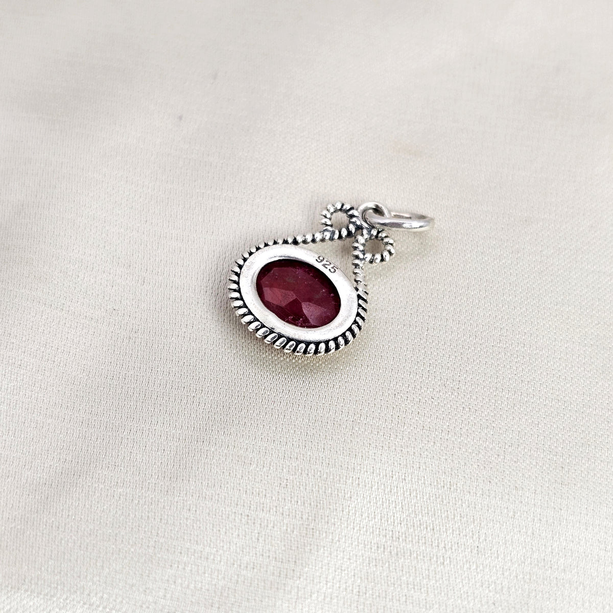 Ruby Paisley Pendant image 2