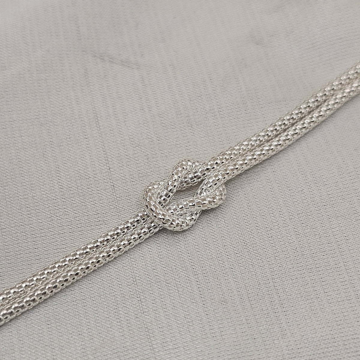 Multi-Strand Popcorn Chain Bracelet