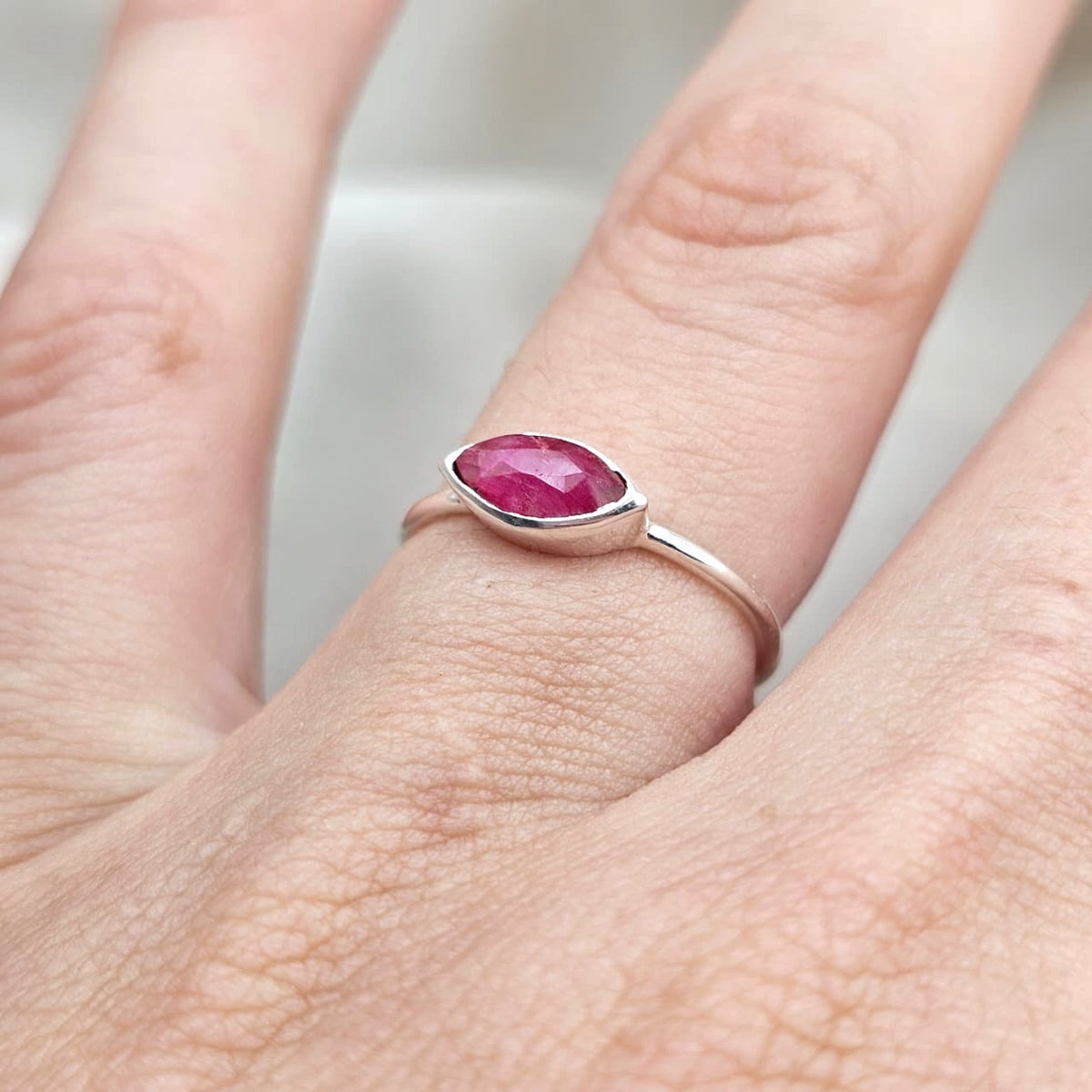 Ruby Stacking Ring