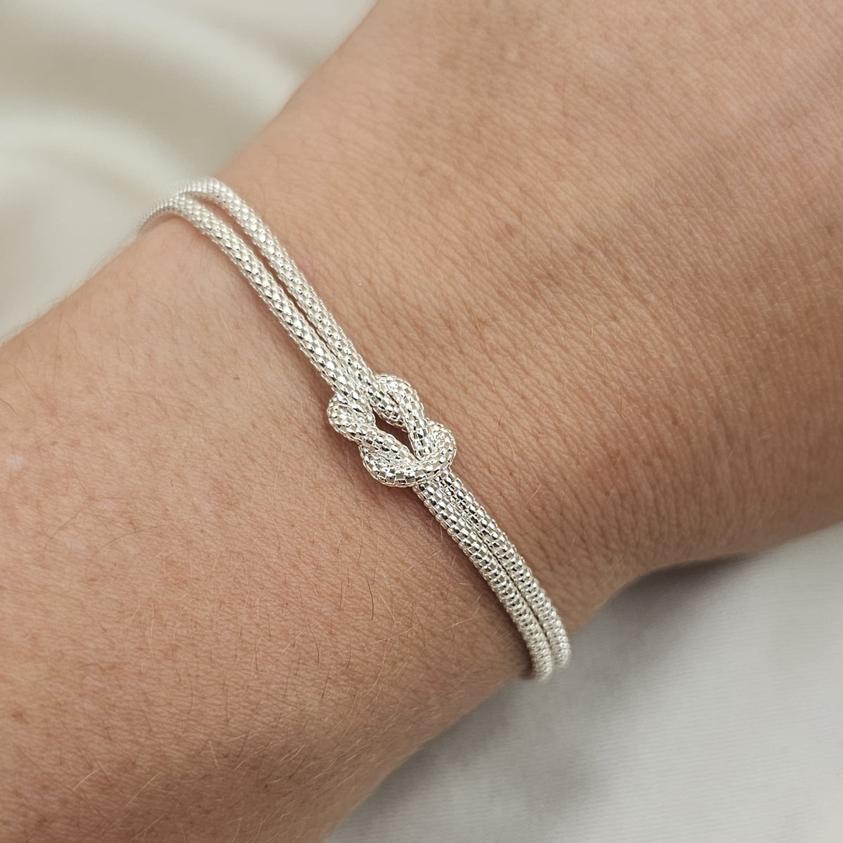 Multi-Strand Popcorn Chain Bracelet