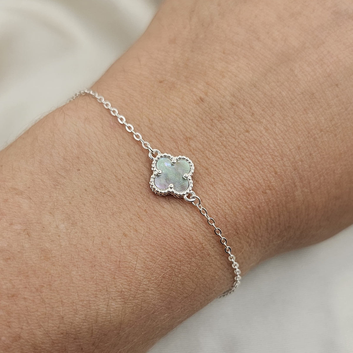 Reversible Van Cleef Style Clover Bracelet