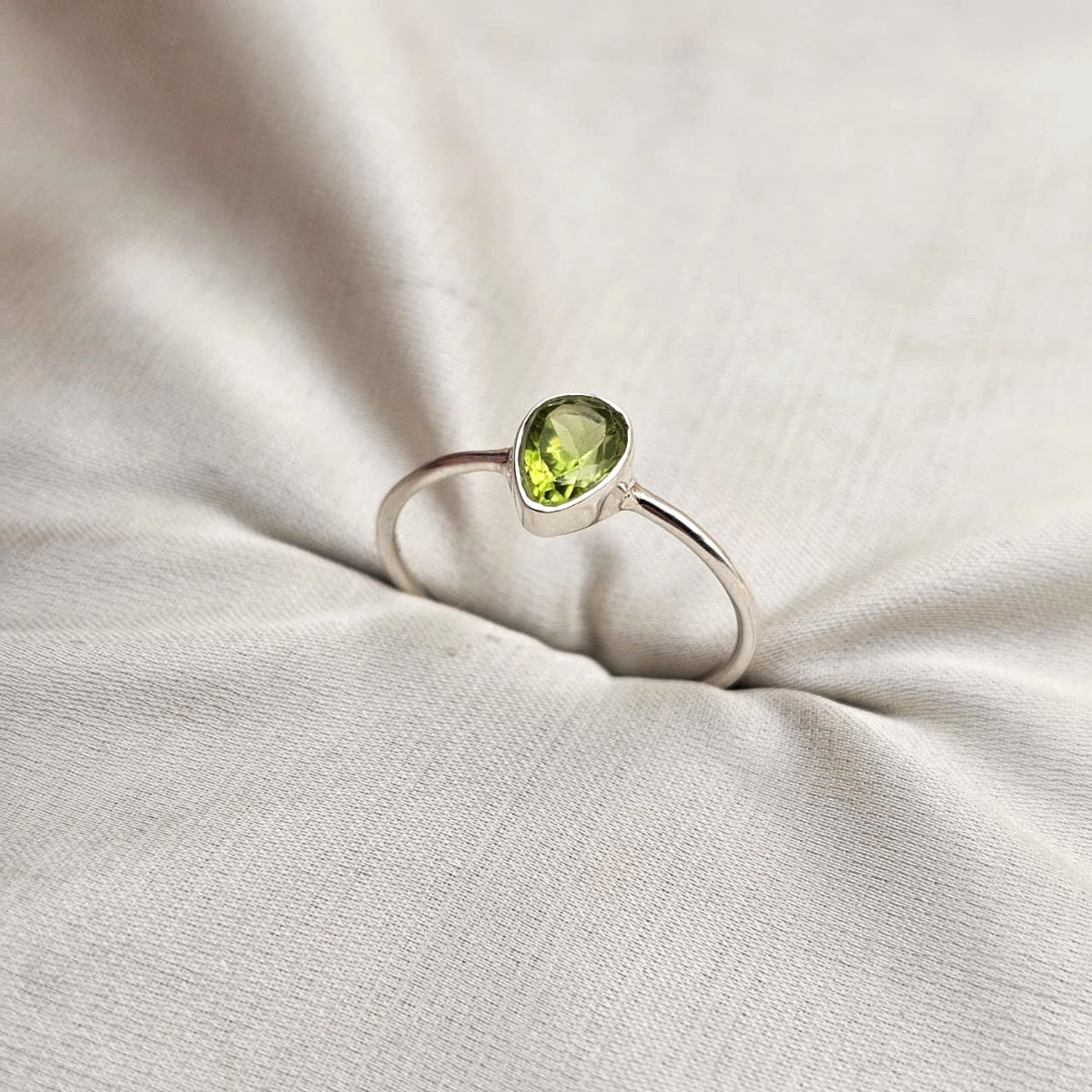 Peridot Stacking Ring